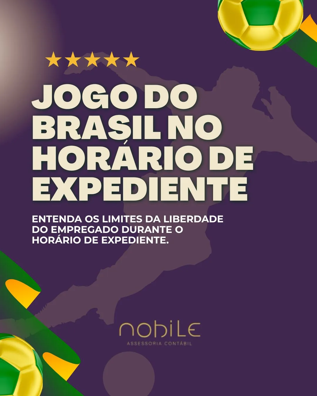 Capa do artigo “Empresa é obrigada a liberar funcionários em dia de jogo da Seleção?”