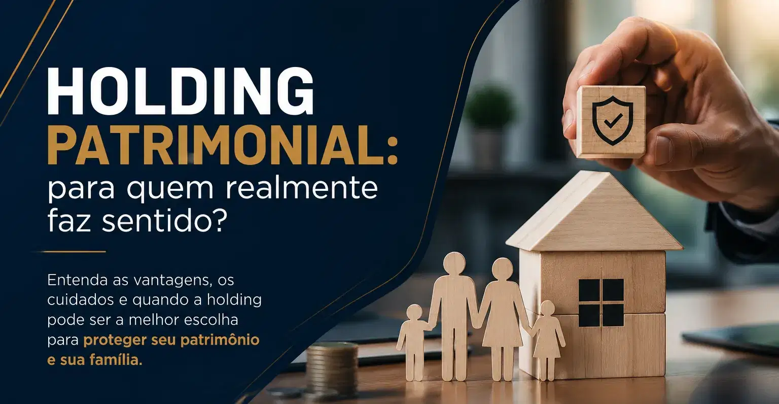 Capa do artigo “Holding Patrimonial: para quem realmente faz sentido?”