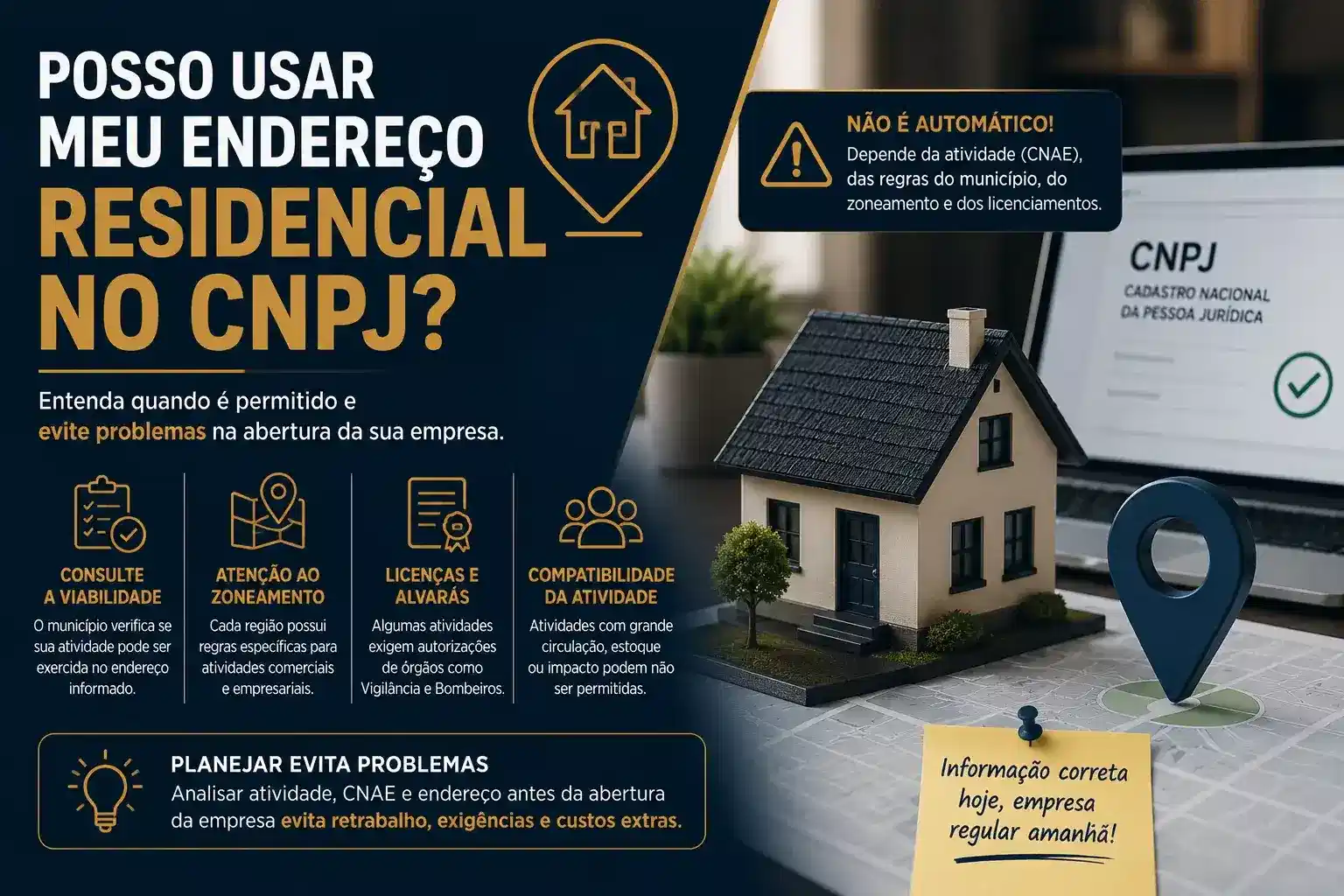 Capa do artigo “Posso usar meu endereço residencial no CNPJ? Entenda quando é permitido”