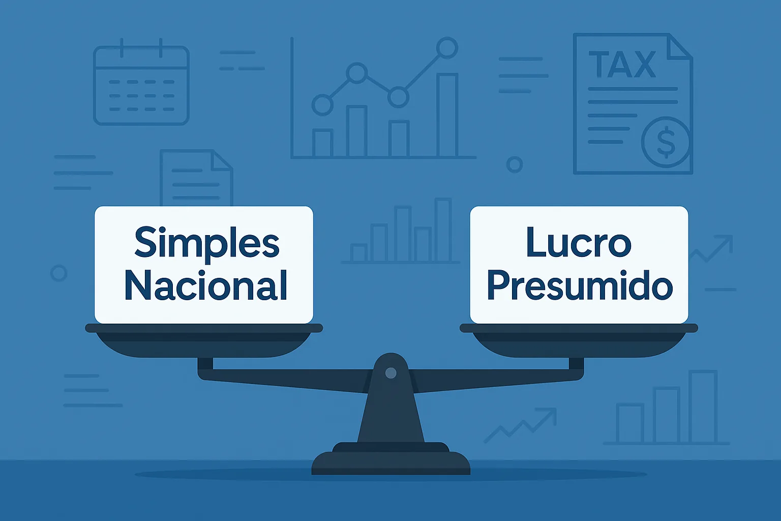 Capa do artigo “Simples Nacional ou Lucro Presumido: qual regime escolher para 2026 e 2027 com a Reforma Tributária?”