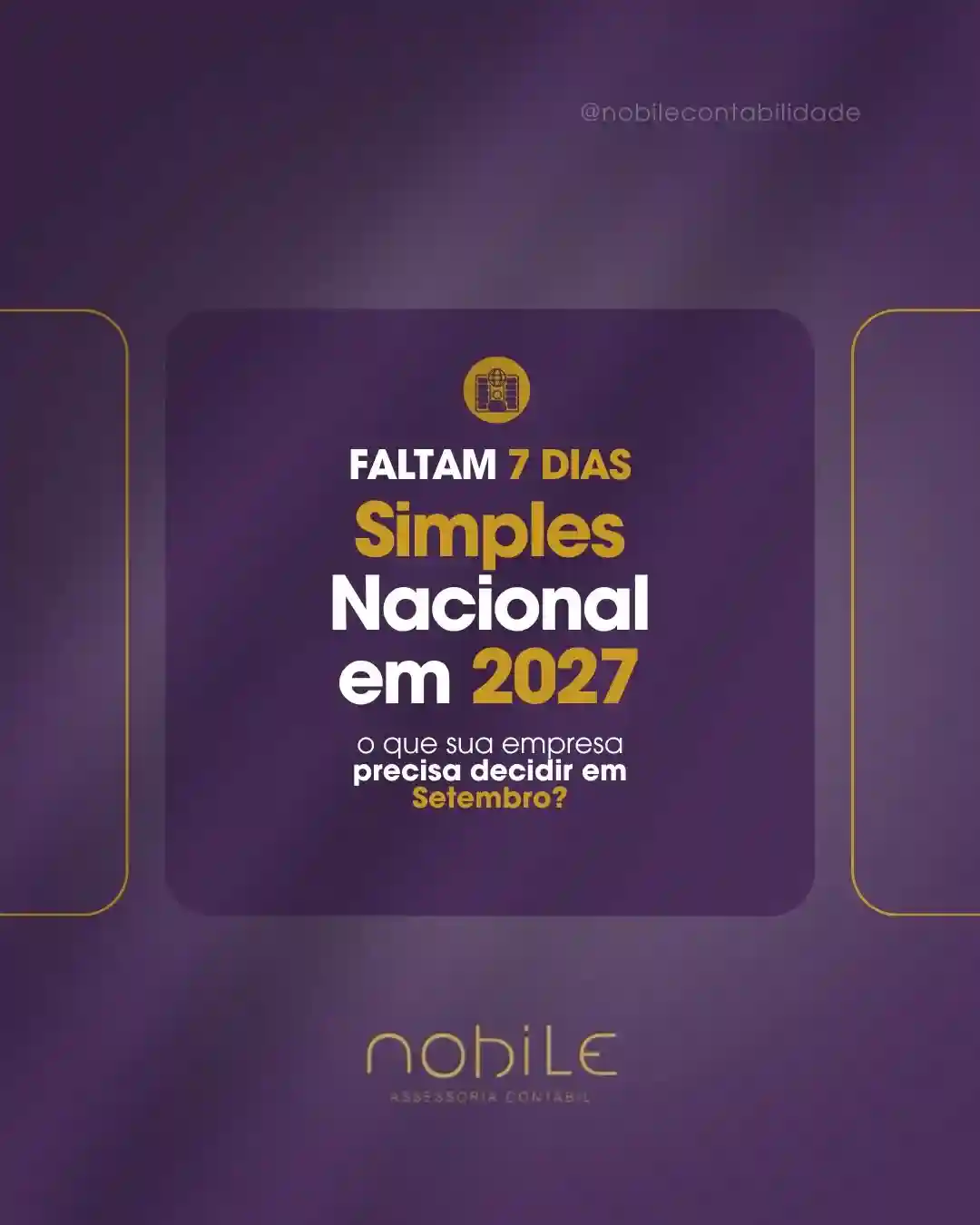 Comunicado da Nobile sobre o Simples Nacional em 2027